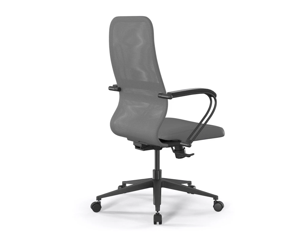 Кресло ErgoLife SynchroSit 8 B2-9K M25.B11.G19.W02 (подл.2) Сетка/Экокожа, Серый