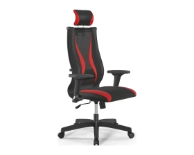 Кресло ErgoLife S 10 B2-170D M09.B02.G15.W01 Сетка/Экокожа, Черный/Красный images
