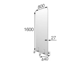 Мобильная прегородка MV-80/160 Муви MVK images